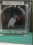 Glass block Etchings